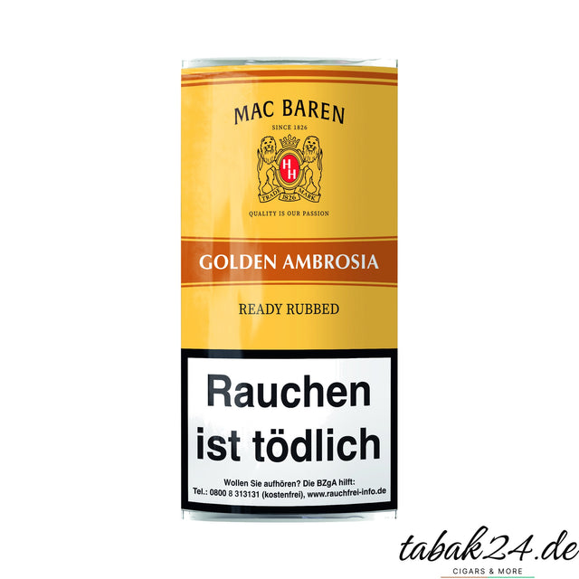 Mac Baren Golden Ambrosia Pfeifentabak, 50 g Beutel