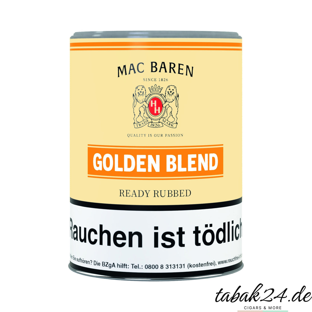 Mac Baren Golden Blend Pfeifentabak, 250 g Dose