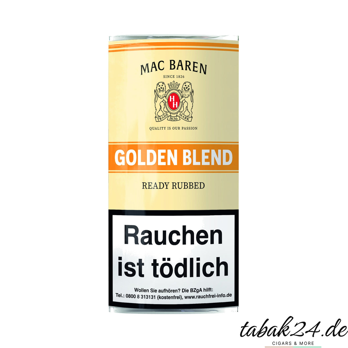 Mac Baren Golden Blend Pfeifentabak, 50 g Beutel