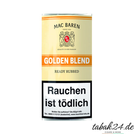 Mac Baren Golden Blend Pfeifentabak, 50 g Beutel