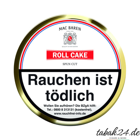 Mac Baren Roll Cake Pfeifentabak, 100 g Dose
