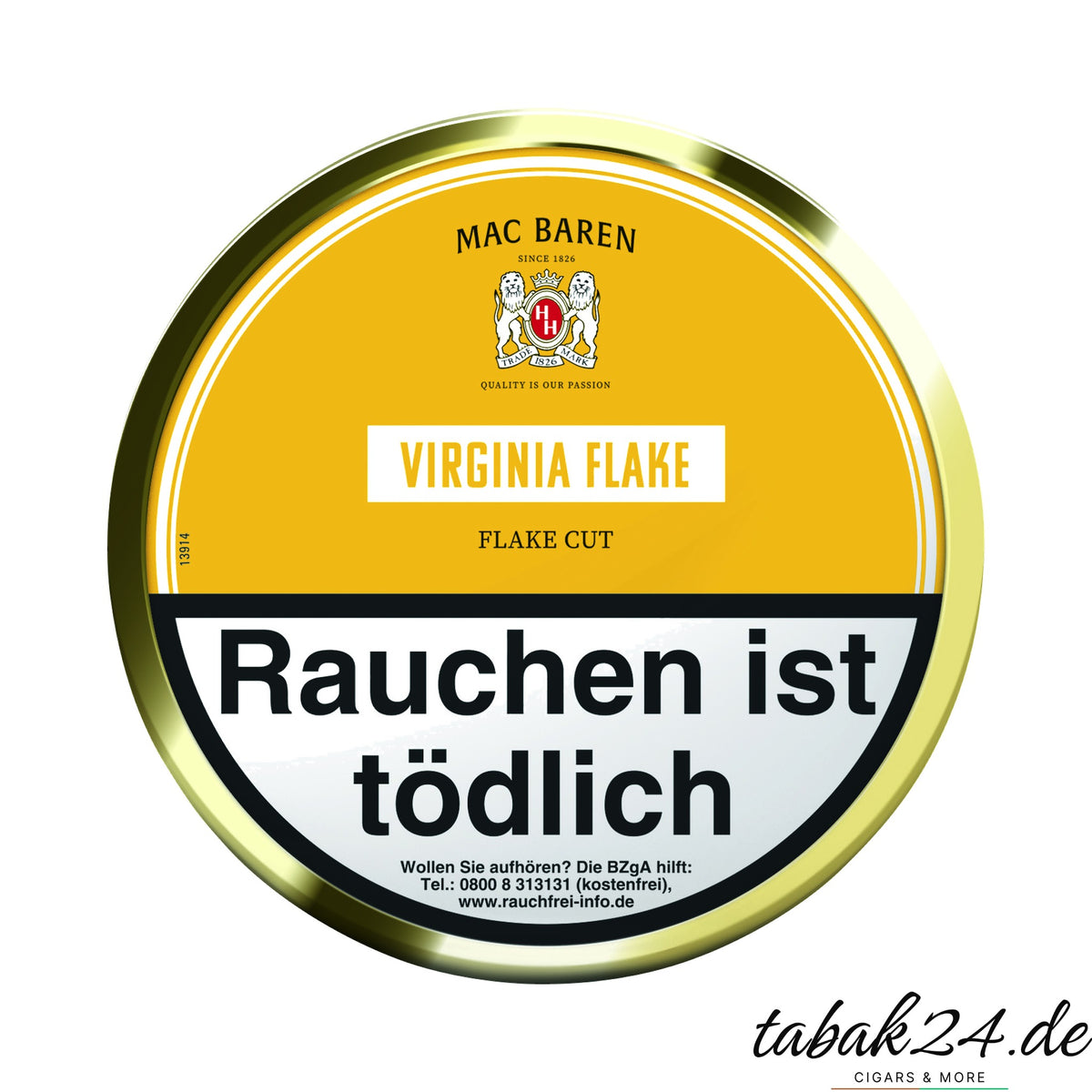 Mac Baren Virginia Flake Pfeifentabak, 50 g Dose