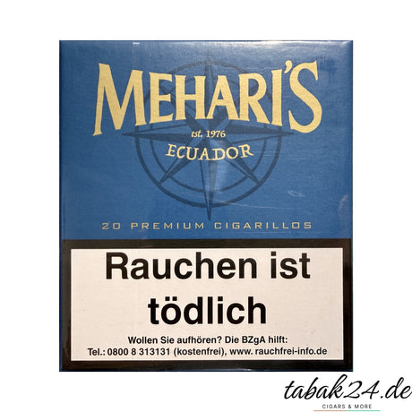 Mehari's Ecuador Zigarillos 20er Packung, neues Design