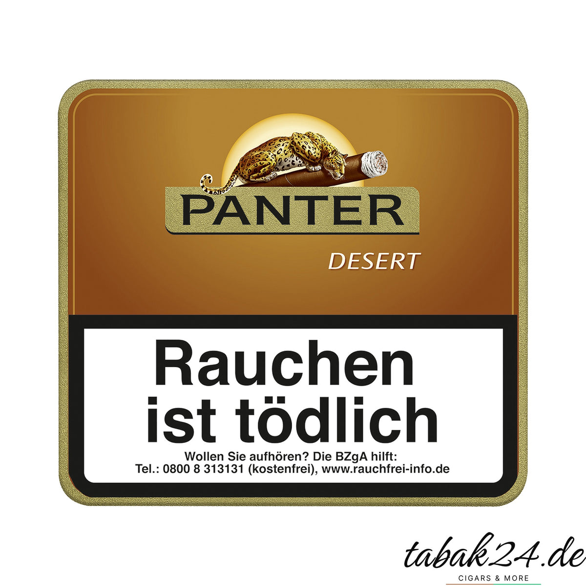 Panter Desert Zigarillos ohne Filter in der 20er Blechdose