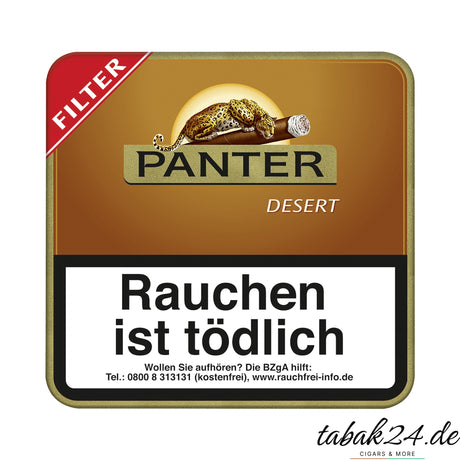 Panter Desert Filter Zigarillos mit Filter in der 20er Blechdose