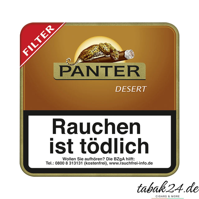 Panter Desert Filter Zigarillos mit Filter in der 20er Blechdose