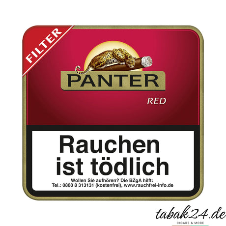 Panter Red Filter Zigarillos mit Vanillearoma in der 20er Blechdose
