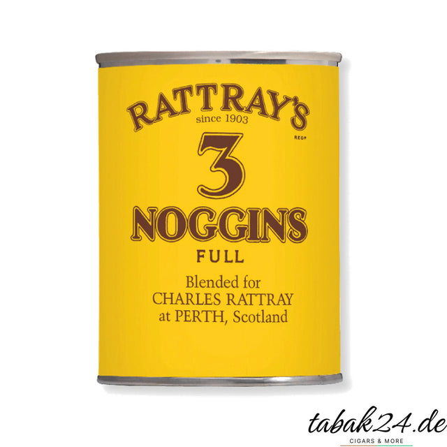 Rattray’s 3 Noggins Pfeifentabak in der runden 100-g-Dose