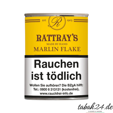 Rattray’s Marlin Flake Pfeifentabak in der runden 100-g-Dose