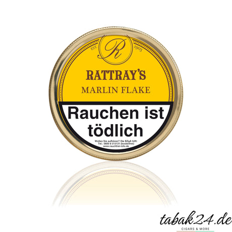 Rattray’s Marlin Flake Pfeifentabak in der runden 50-g-Dose