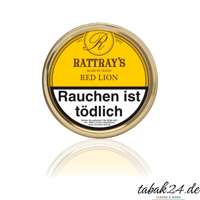 Rattray’s Red Lion Pfeifentabak in der runden 50-g-Dose