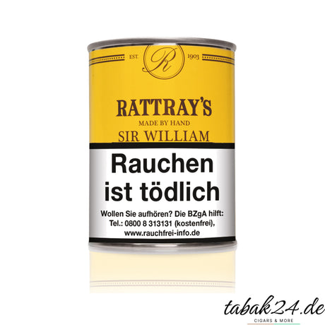 Rattray’s Sir William Pfeifentabak in der runden 100-g-Dose