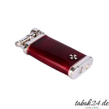 Sillem's Old Boy Pfeifenfeuerzeug 1186R Emaille Rot – Schrägansicht