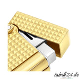 S.T. Dupont Feuerzeug-Halskette Chrom Gold – Kettendetail