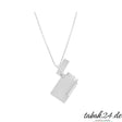 S.T. Dupont Feuerzeug-Halskette Chrom Silber – Anhänger an Kette