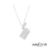 S.T. Dupont Feuerzeug-Halskette Chrom Silber – Anhänger an Kette