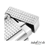 S.T. Dupont Feuerzeug-Halskette Chrom Silber – Verschluss mit Dupont-Schriftzug