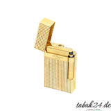 S.T. Dupont Le Grand C23009N Diamond Head Gelbgold – Geöffnet mit sichtbarem Zündmechanismus