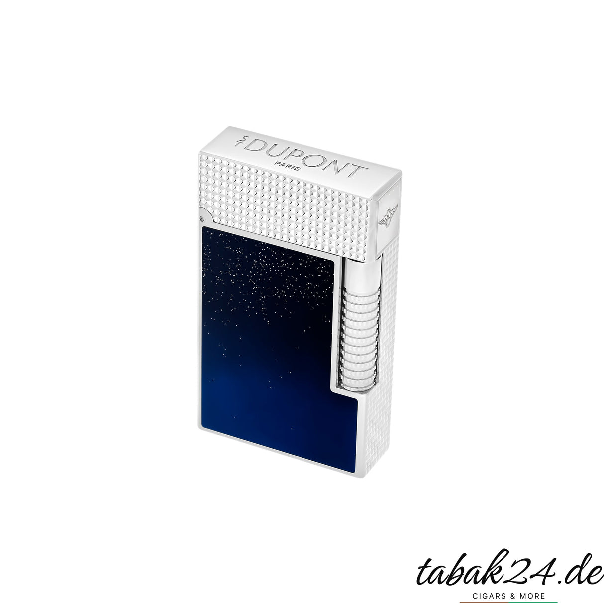 S.T. Dupont Le Grand C23013CL Dust Black Palladium – Schrägansicht mit S.T. Dupont Paris Gravur