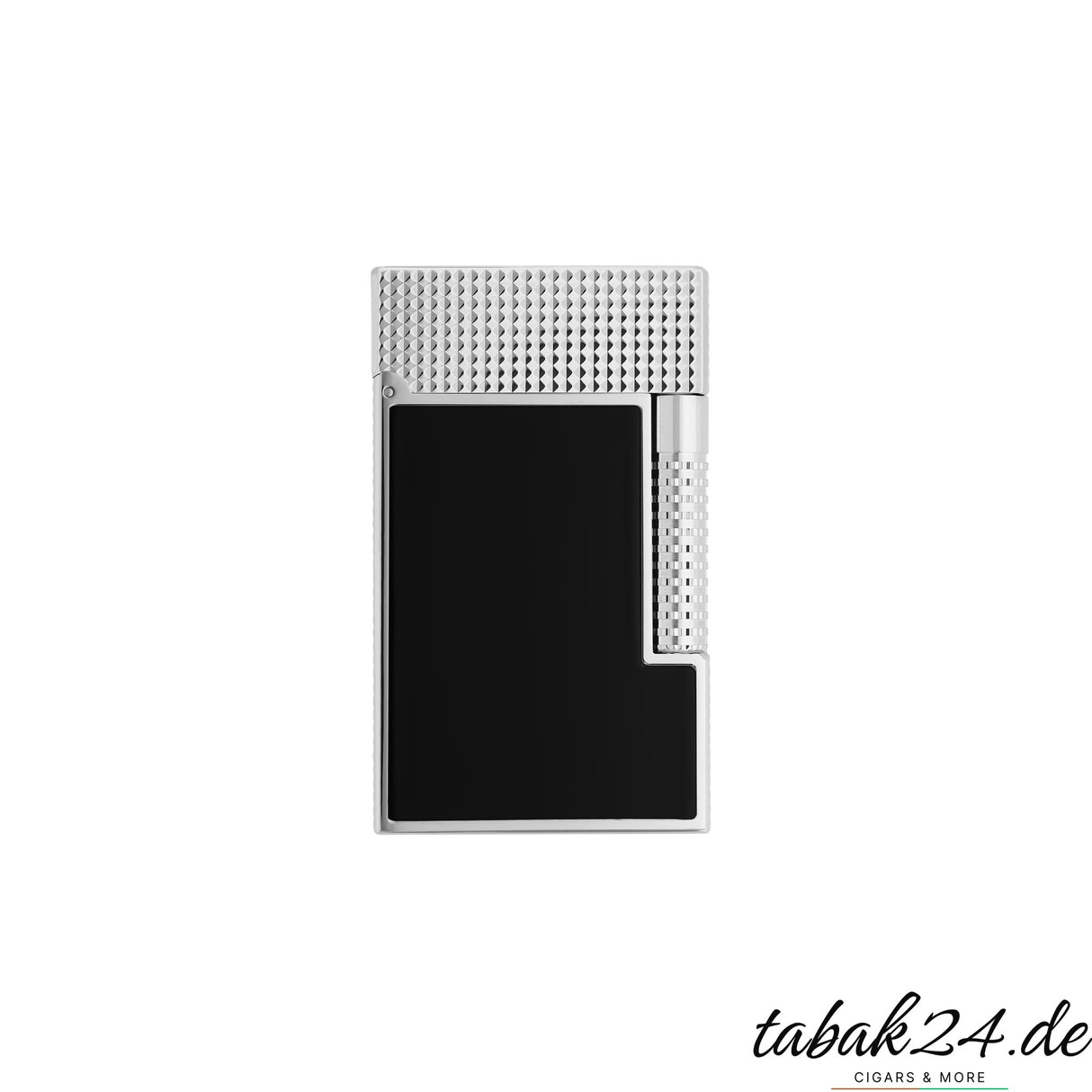 S.T. Dupont Le Grand C23780CL Schwarz Guilloche Palladium – Hauptansicht