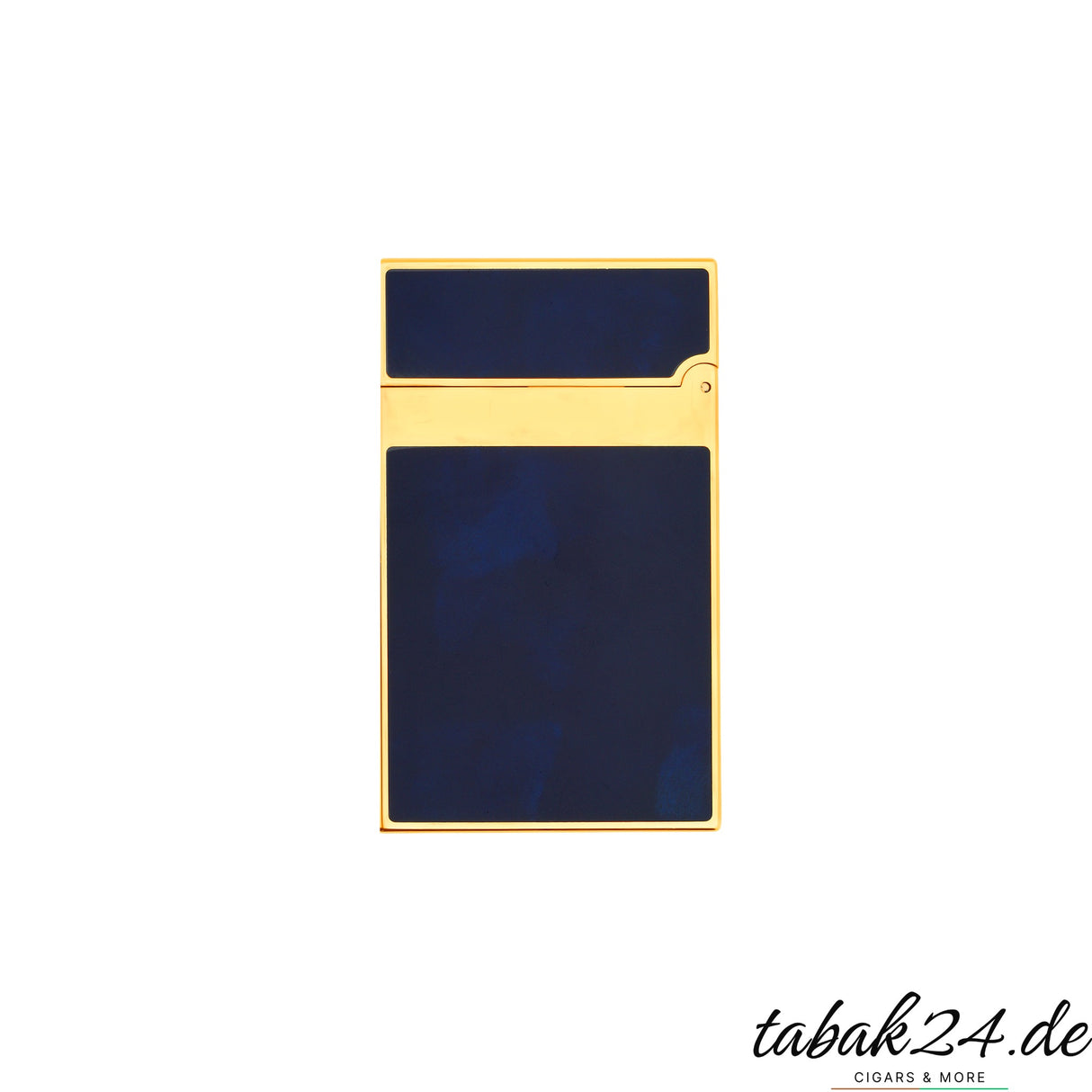 S.T. Dupont Ligne 2 Atelier Feuerzeug Dunkelblau Gold – Rückansicht