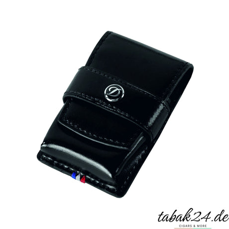 S.T. Dupont Ligne 2 Etui Briquet Schwarz 180024 Vorderseite