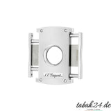 S.T. Dupont Maxijet Zigarrenschneider Chrom Karo – geöffnet