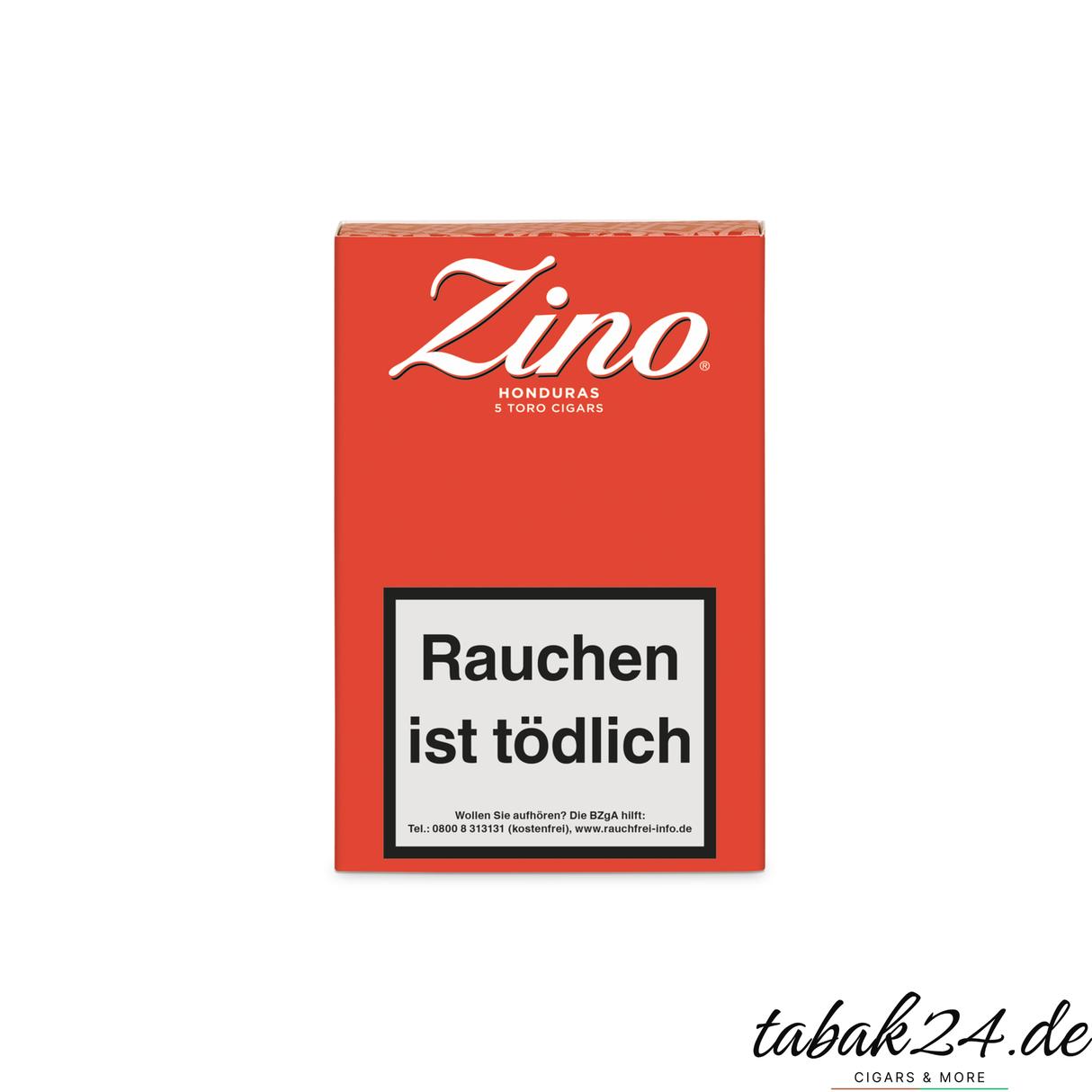 Zino Honduras Toro – 5er Etui geöffnet