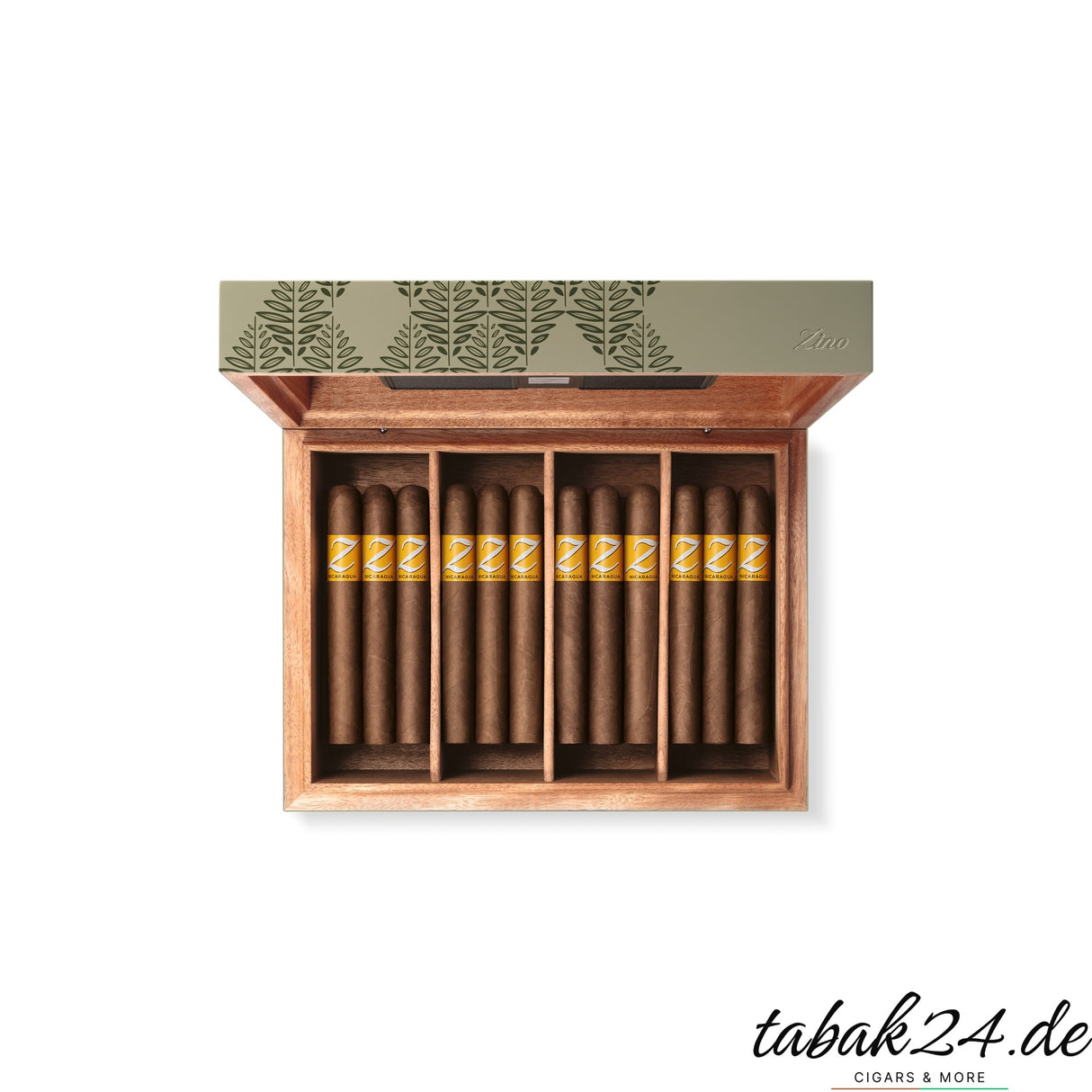 Zino Humidor Z60 Z-Collection – Innenraum mit Zedernholz-Einteilung