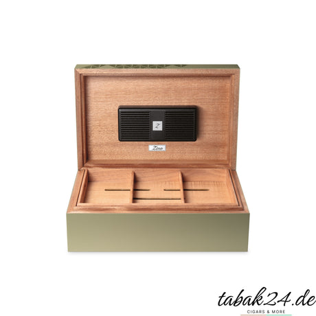 Zino Humidor Z80 Z-Collection – Seitenansicht Eichenholz-Humidor