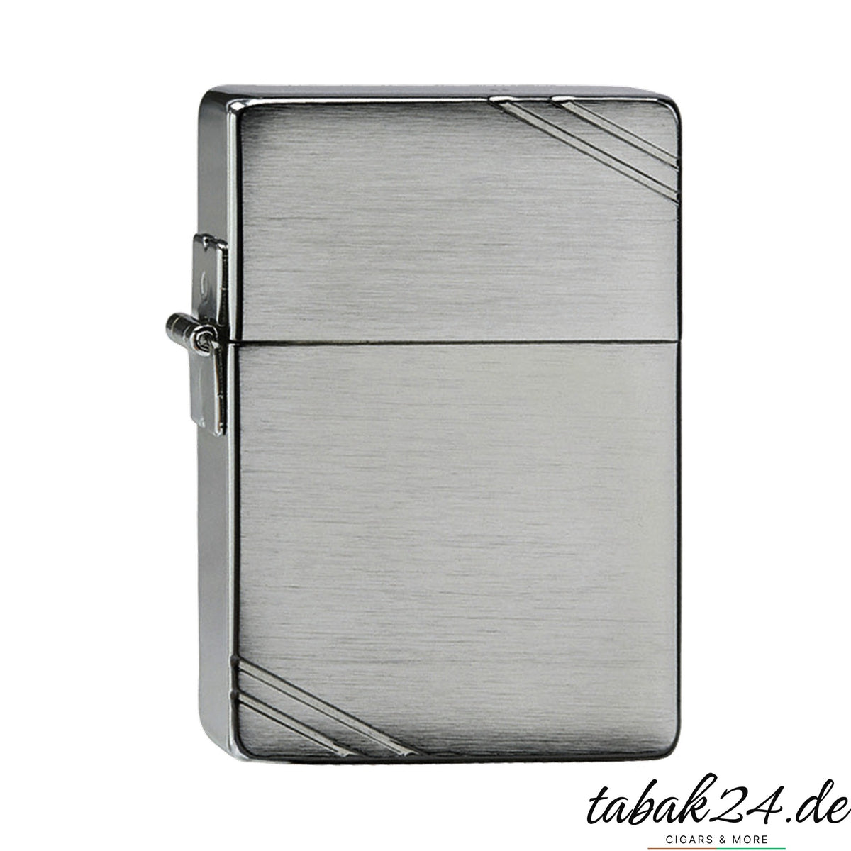 Zippo 1935 Replica – Sturmfeuerzeug Chrom gebürstet mit Zierlinien