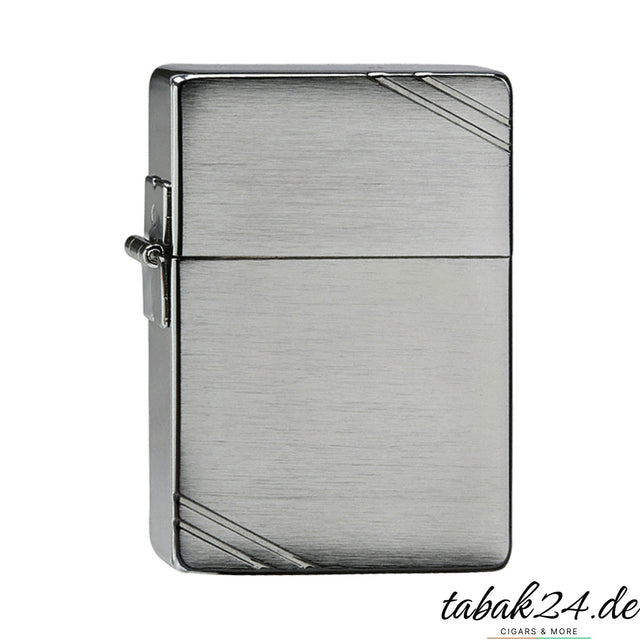 Zippo 1935 Replica – Sturmfeuerzeug Chrom gebürstet mit Zierlinien