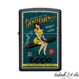 Zippo Cigar Girl – Sturmfeuerzeug Schwarz matt mit Vintage-Zigarrenmotiv