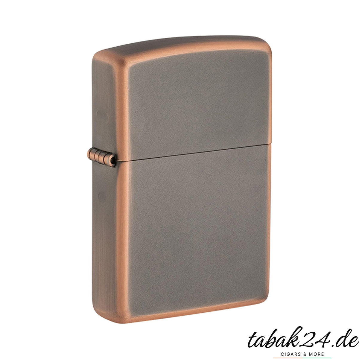 Zippo Feuerzeug Rustic Bronze – Sturmfeuerzeug mit Kupferkanten