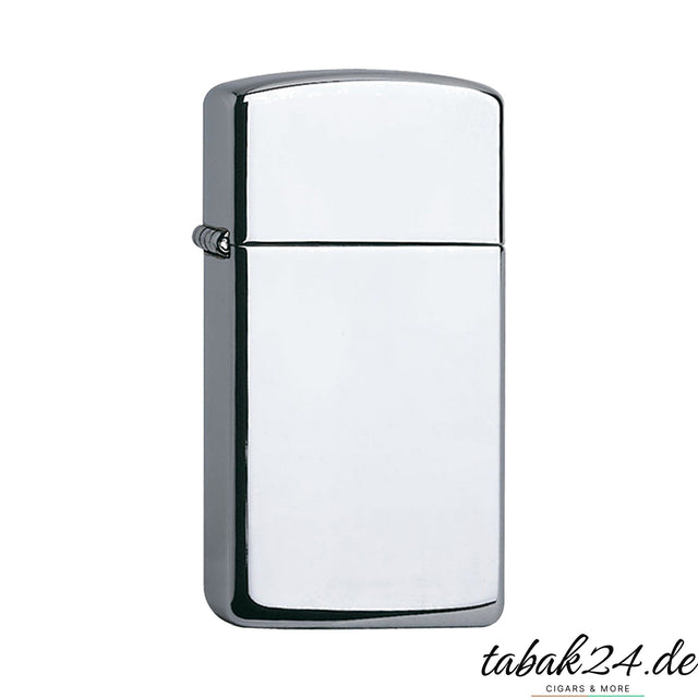 Zippo Slim Feuerzeug Chrom poliert – schmales Sturmfeuerzeug