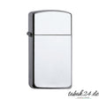 Zippo Slim Feuerzeug Sterling Silber poliert – Sturmfeuerzeug aus massivem Silber