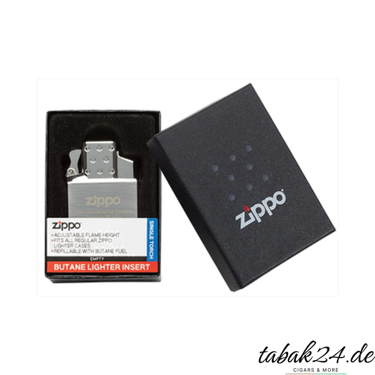 Zippo Gaseinsatz Single Jet Flame – Originalverpackung