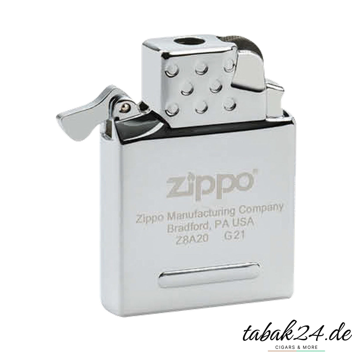 Zippo Gaseinsatz Soft Flame – Butaneinsatz mit gelber Flamme