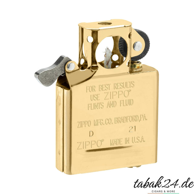 Zippo Pfeifeneinsatz Gold – goldfarbener Benzineinsatz für Pfeifen